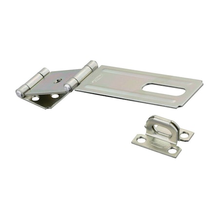 National Hardware National Hardware Zinc-Plated Aluminum/Steel 4-1/2 in. L Double Hinge Safety Hasp 1 pk N103-291